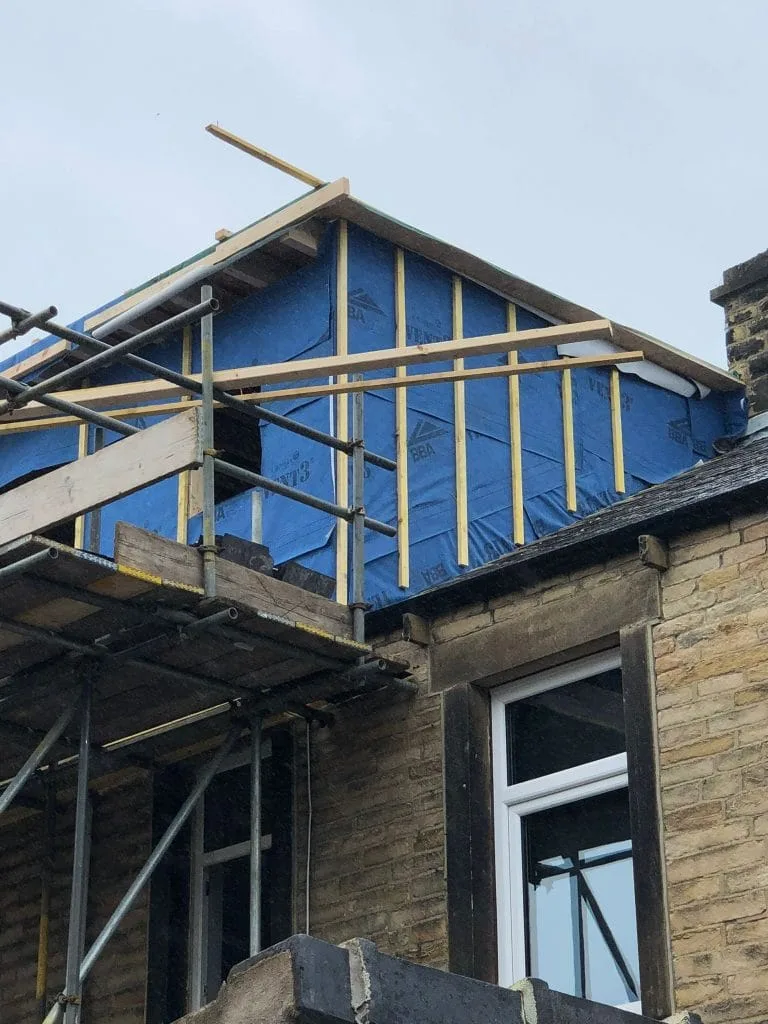 Dormer loft conversion framing and membrane UK